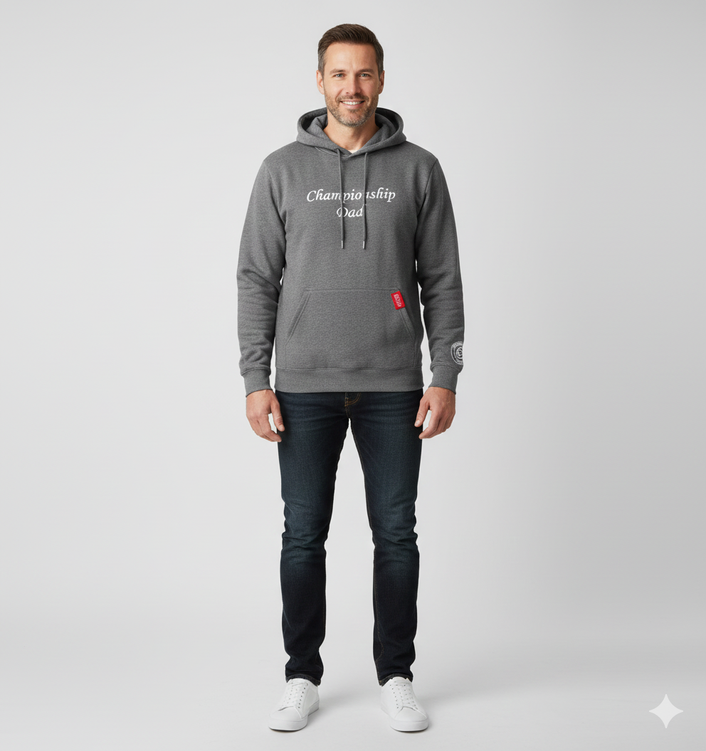 OG Gray Championship Dad Hoodie
